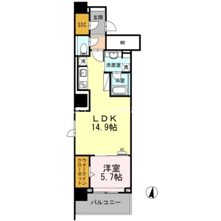 セントラルレジデンスの間取り