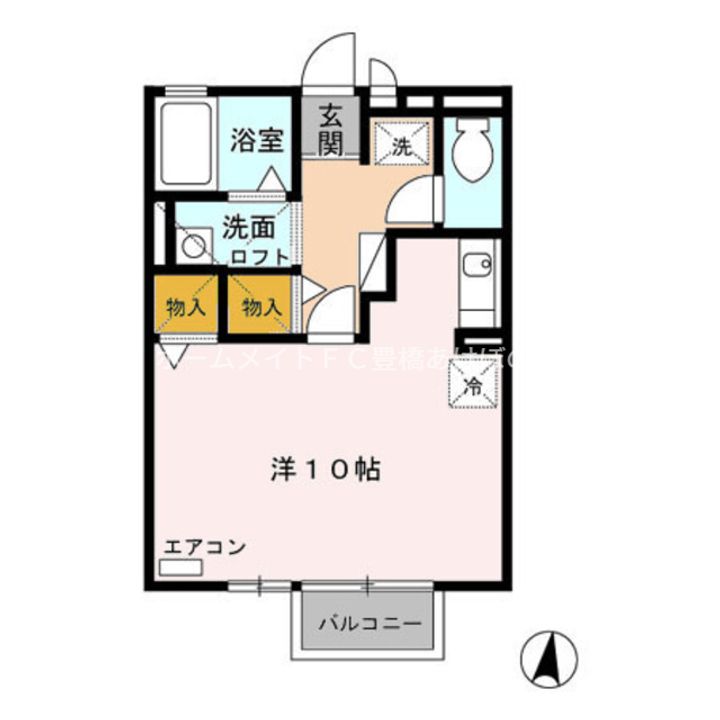 パーク柱の間取り