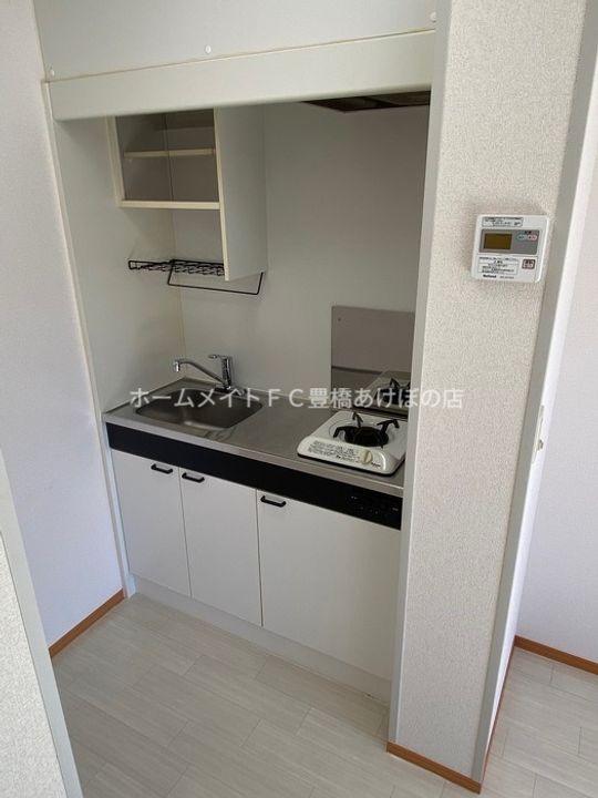 パーク柱のキッチン