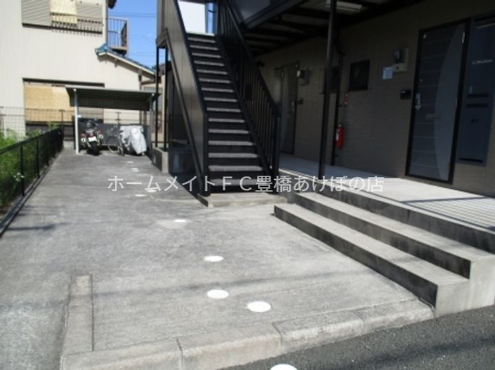 パーク柱の玄関