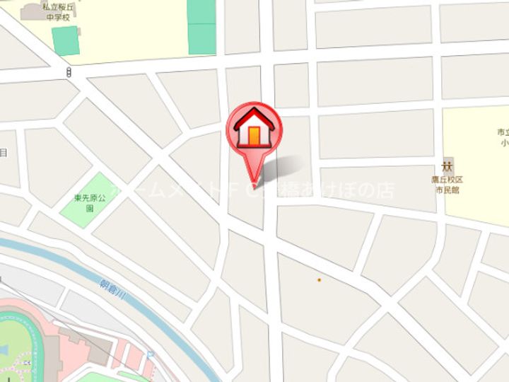 サニーヒル鷹丘 Aの地図