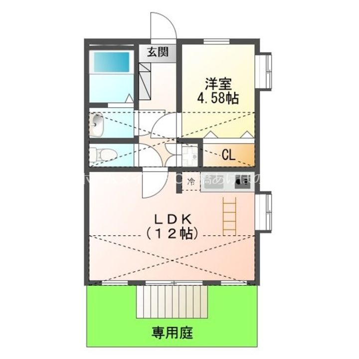 ハイツkirin A棟の間取り