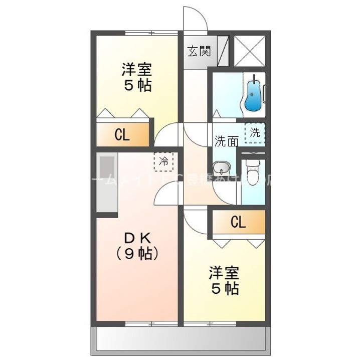 サニーマンション戸田の間取り