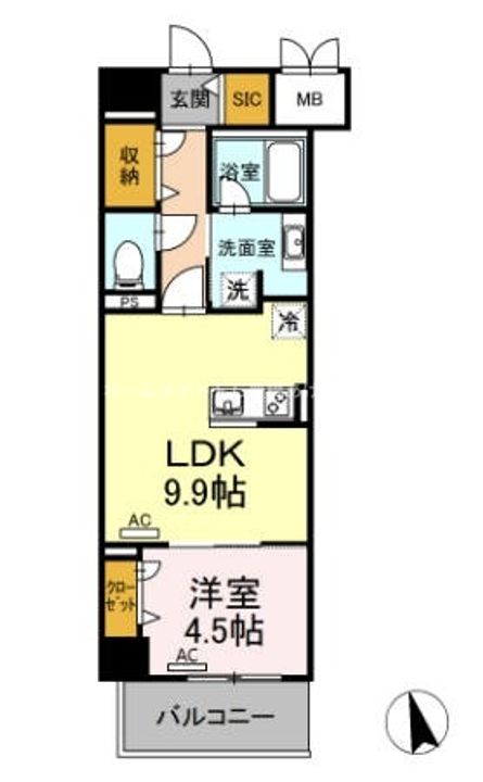 ベルオレイルの間取り