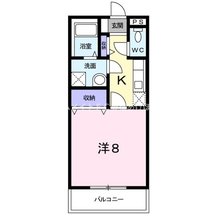 メルベーユの間取り