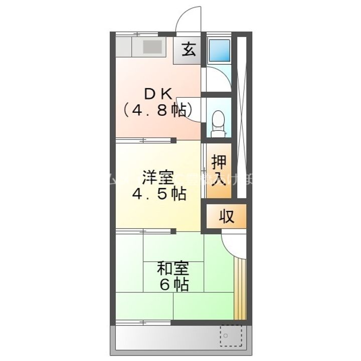 泉ハイツ7の間取り
