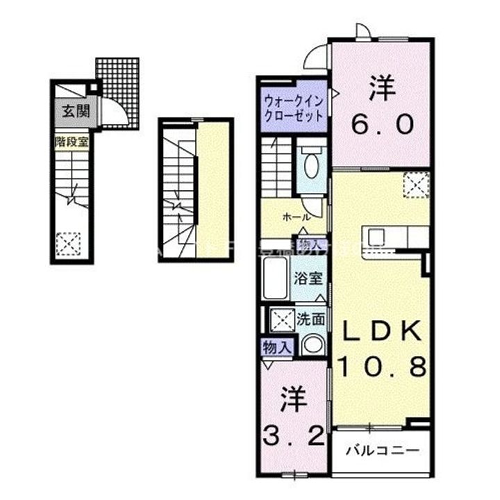 ヒカルサ豊橋牟呂水神の間取り