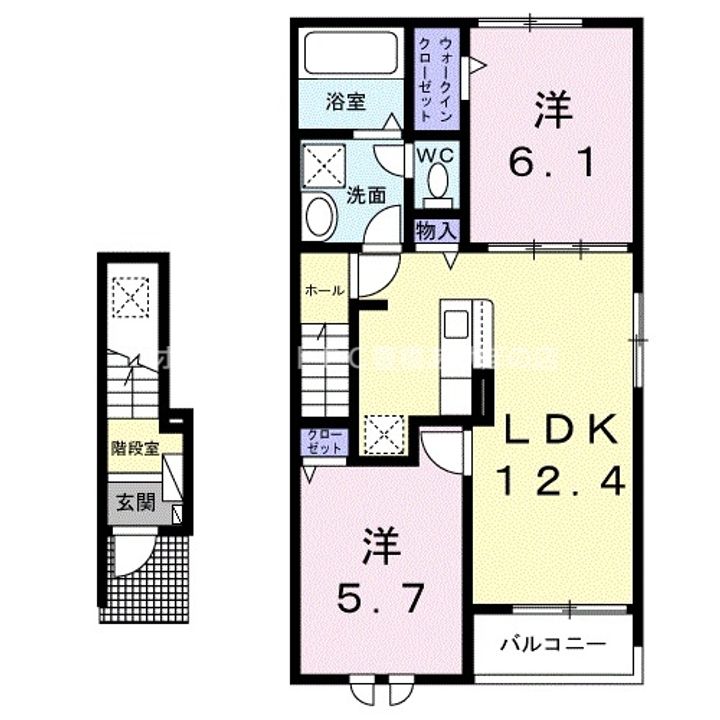 フリージアBの間取り