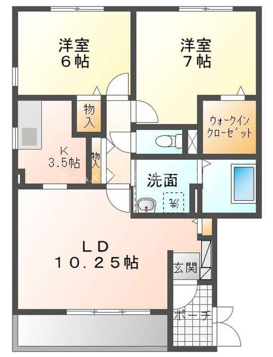 アルシオネの間取り