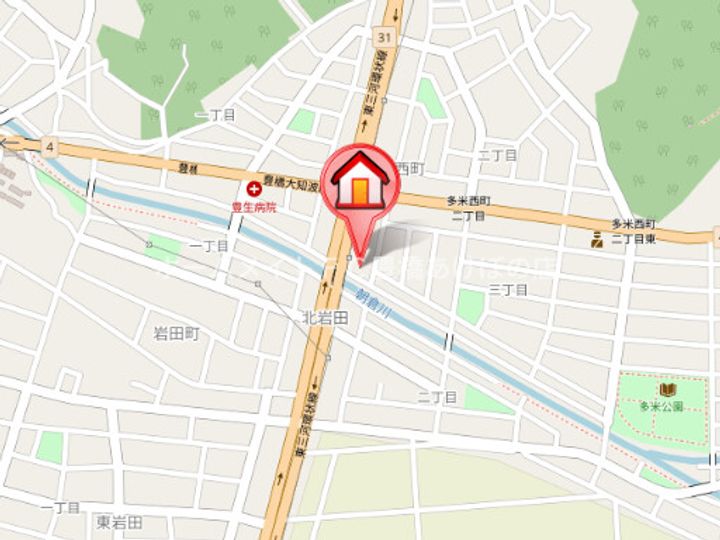 カーサバレンシア多米西町の地図