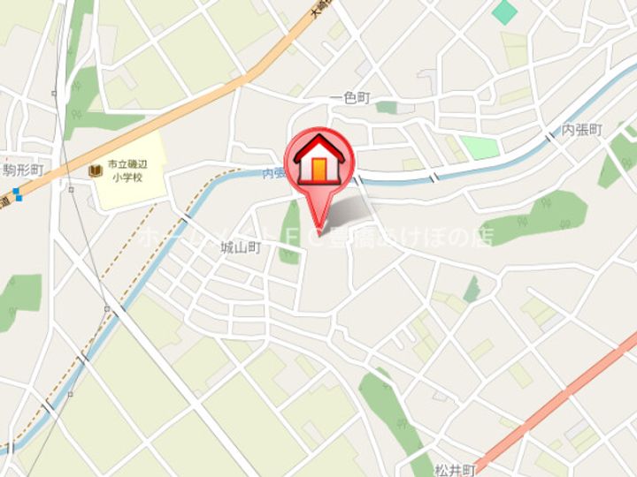 フェリックスコート西内張サウスの地図