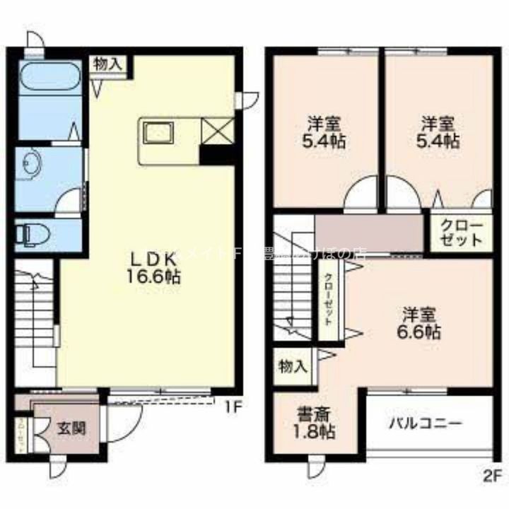 セルリアンコートE2の間取り