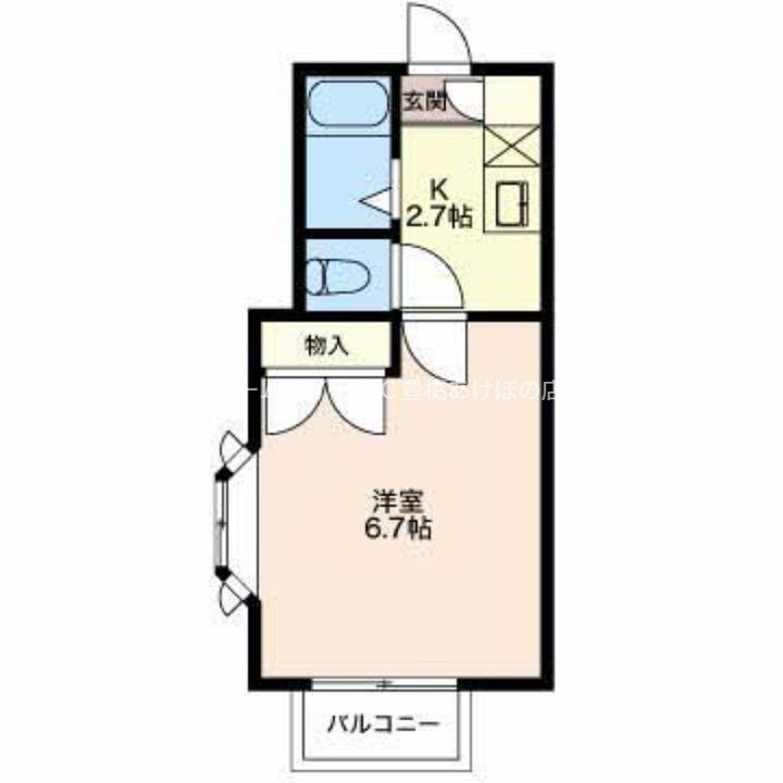 コーポラス ソーシャル213の間取り