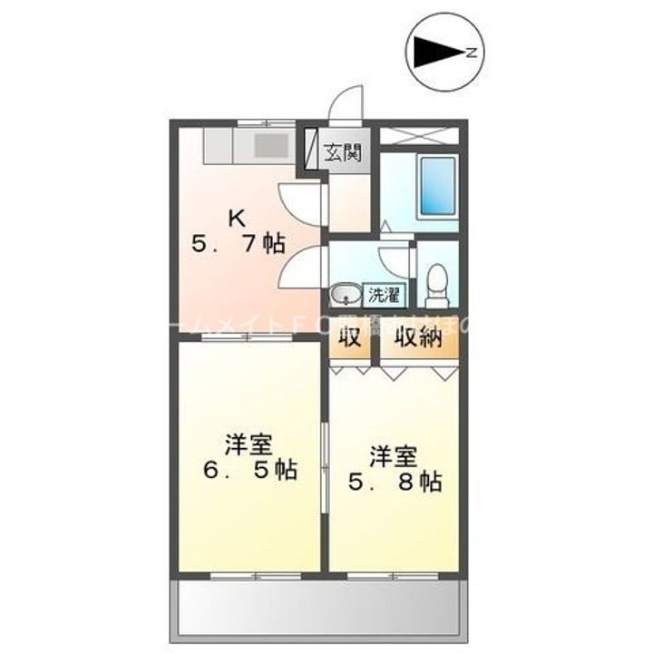 エクセレンスハイム202の間取り