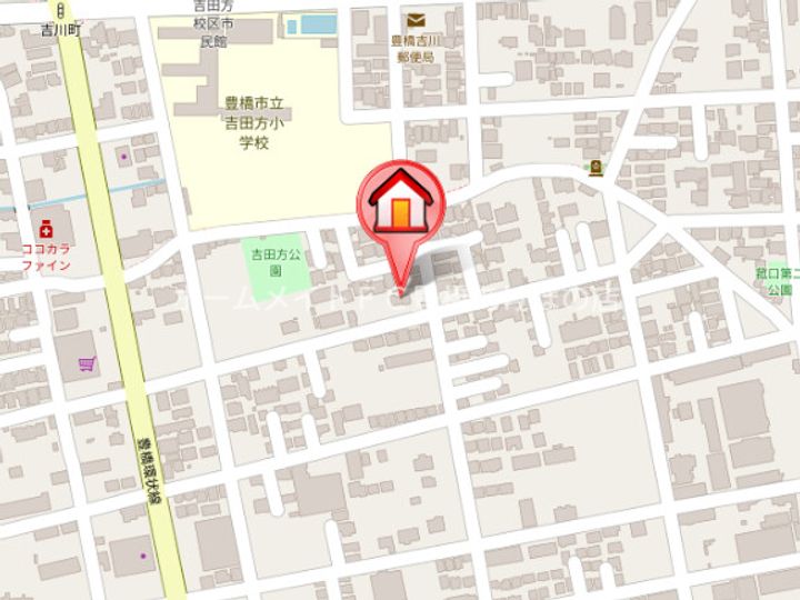 ヒカルサ豊橋小向町の地図