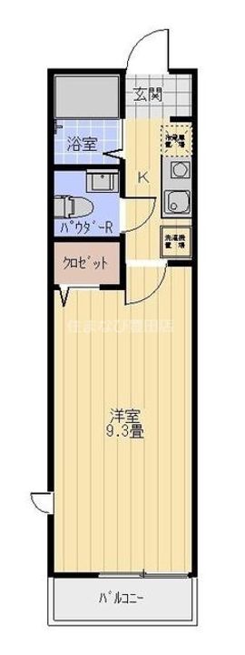 愛知県豊田市御立町8丁目(アパート)の賃貸物件102の間取り