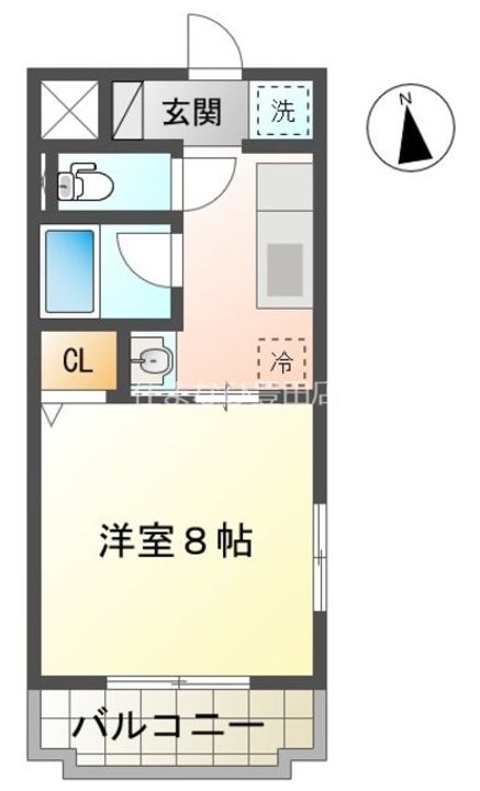 M’s KAIKAREN Ⅱ201の間取り