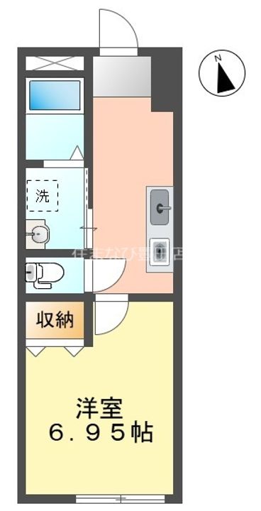 愛知県豊田市若宮町4丁目(アパート)の賃貸物件302の間取り