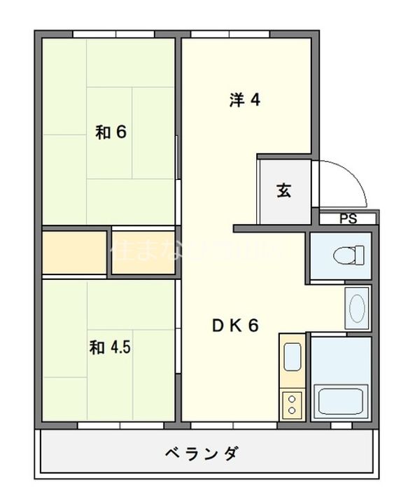 エマリタス豊田202の間取り