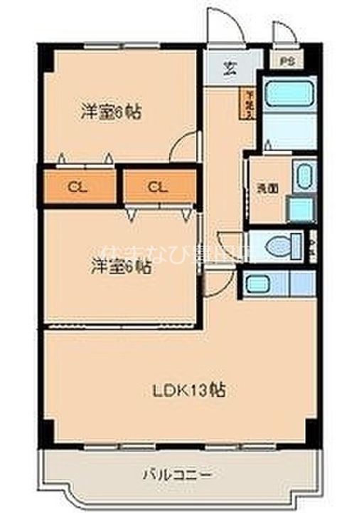 メルヴェーユ ・307の間取り