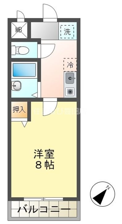 セントラルコートサイトウ202の間取り