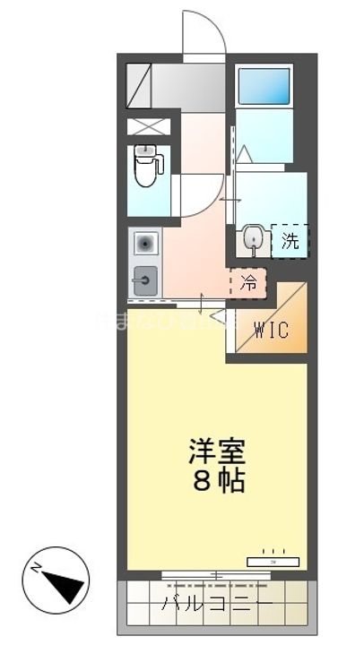 スカイパラスⅢ102の間取り