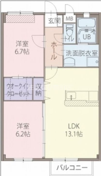 Preciaus One 弐番館の間取り