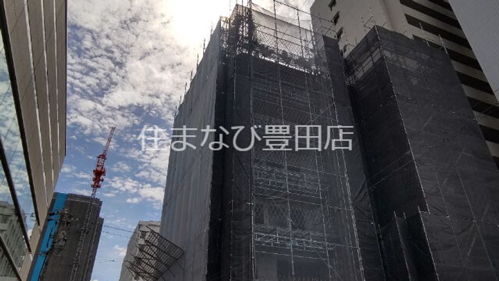 (仮称)豊田駅前新築ビルの外観