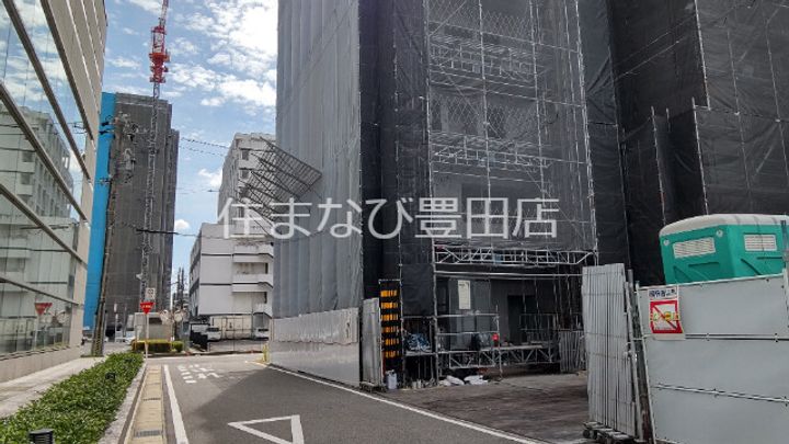 (仮称)豊田駅前新築ビルの外観