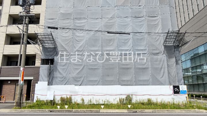 (仮称)豊田駅前新築ビルの外観