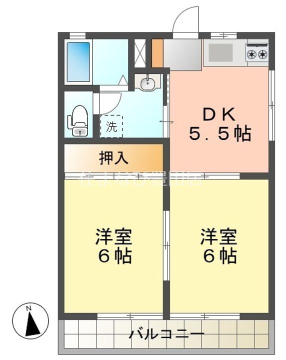 RESENCE TOYOTA201の間取り