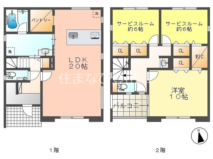 愛知県豊田市四郷町下古屋(一戸建)の賃貸物件1の間取り