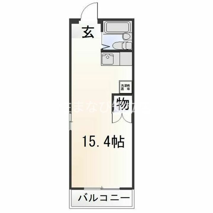 K’sハイツ2Aの間取り