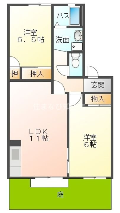 セゾンのぞみCの間取り
