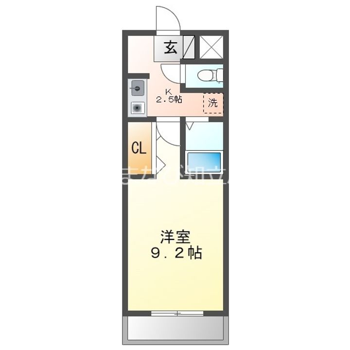 A・City弁天の間取り