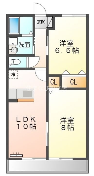 サクラハイムⅡの間取り