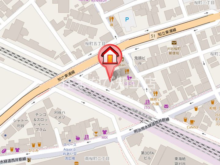 ジャルダン桜町502の地図