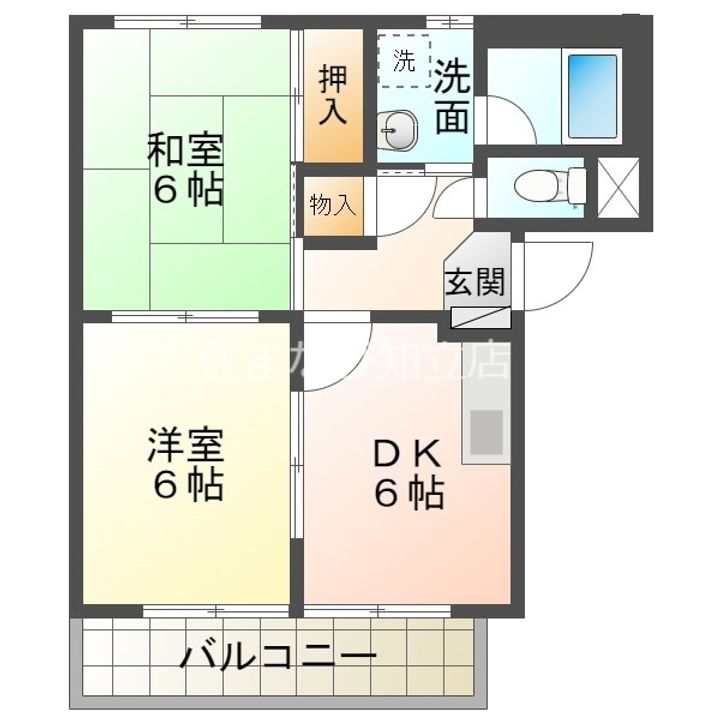 SurplusサンアイAの間取り