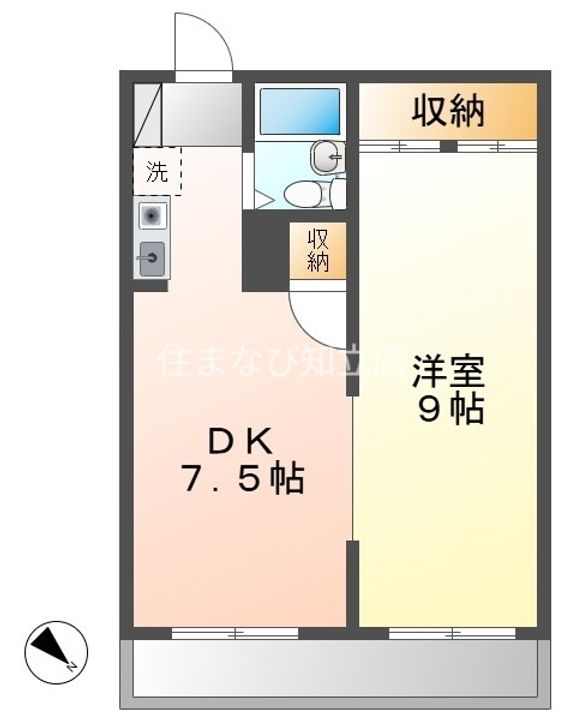 サクラビル401の間取り