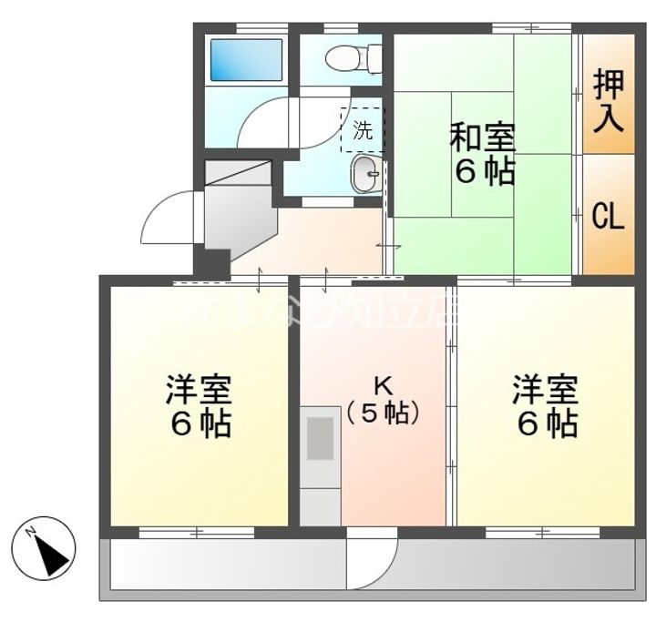 ハイネスハイツ稲垣の間取り