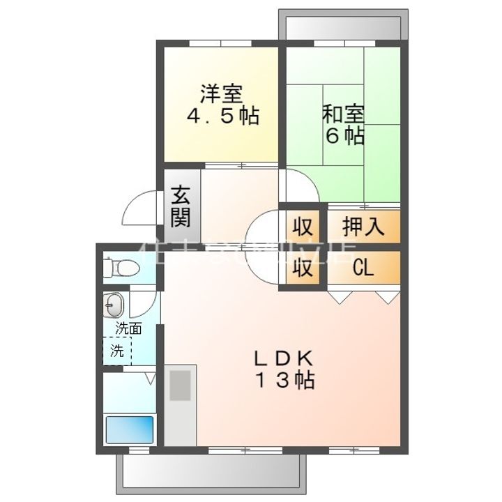 コーポ志字の間取り