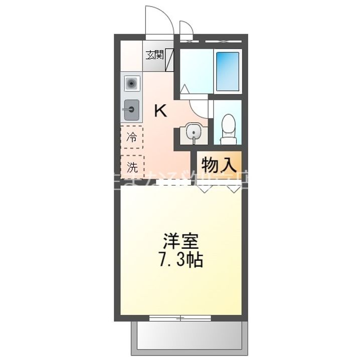 ラ・メゾン プチフォーレの間取り