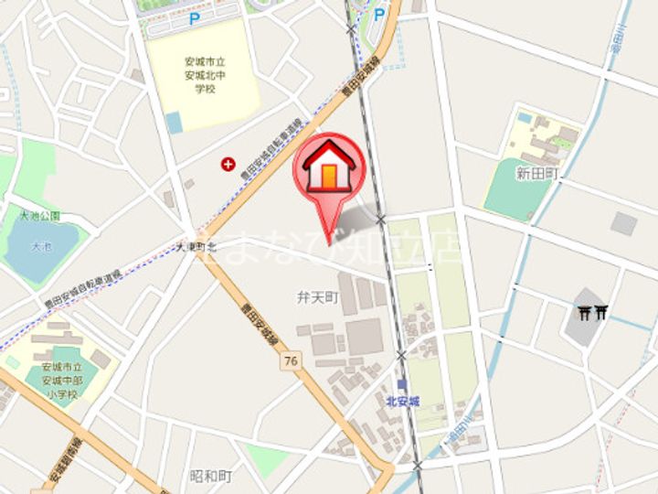 アネックス弁天の地図