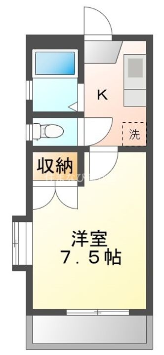 安設ビルの間取り