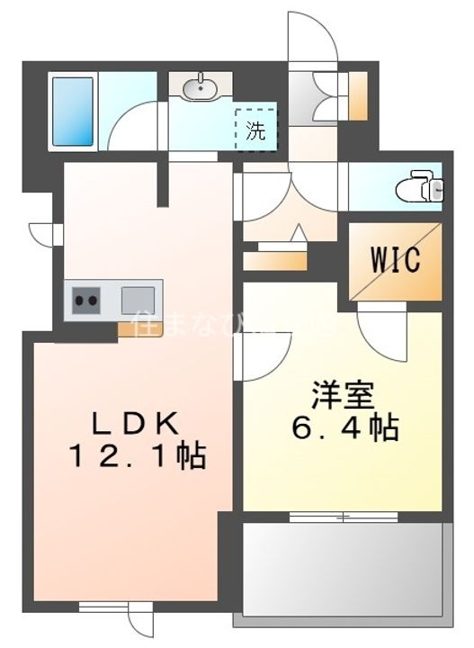 MOANA GRAND RESIDENCE301の間取り