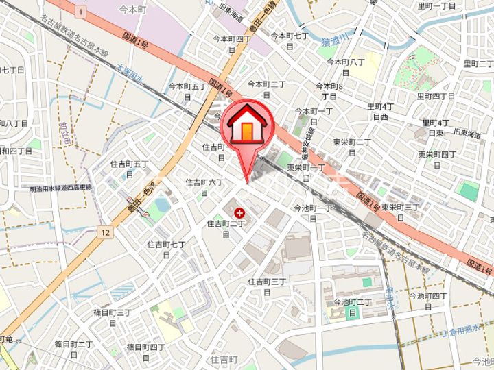 MOANA GRAND RESIDENCE301の地図