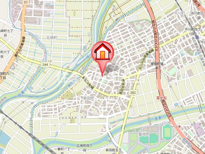 コンフォルトの地図