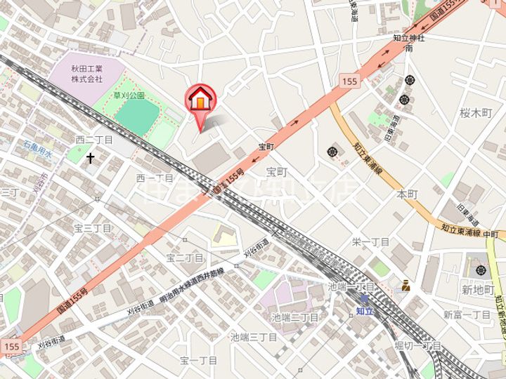 (仮称)ジーメゾン知立草刈エルペシアの地図