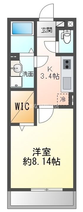 D−room甲山寺の間取り