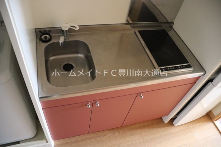 レオパレスエスペランサV306のキッチン